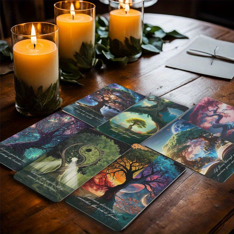 Blossom And Radiate Tree Of Life Oracle Cards 43pcs Deck