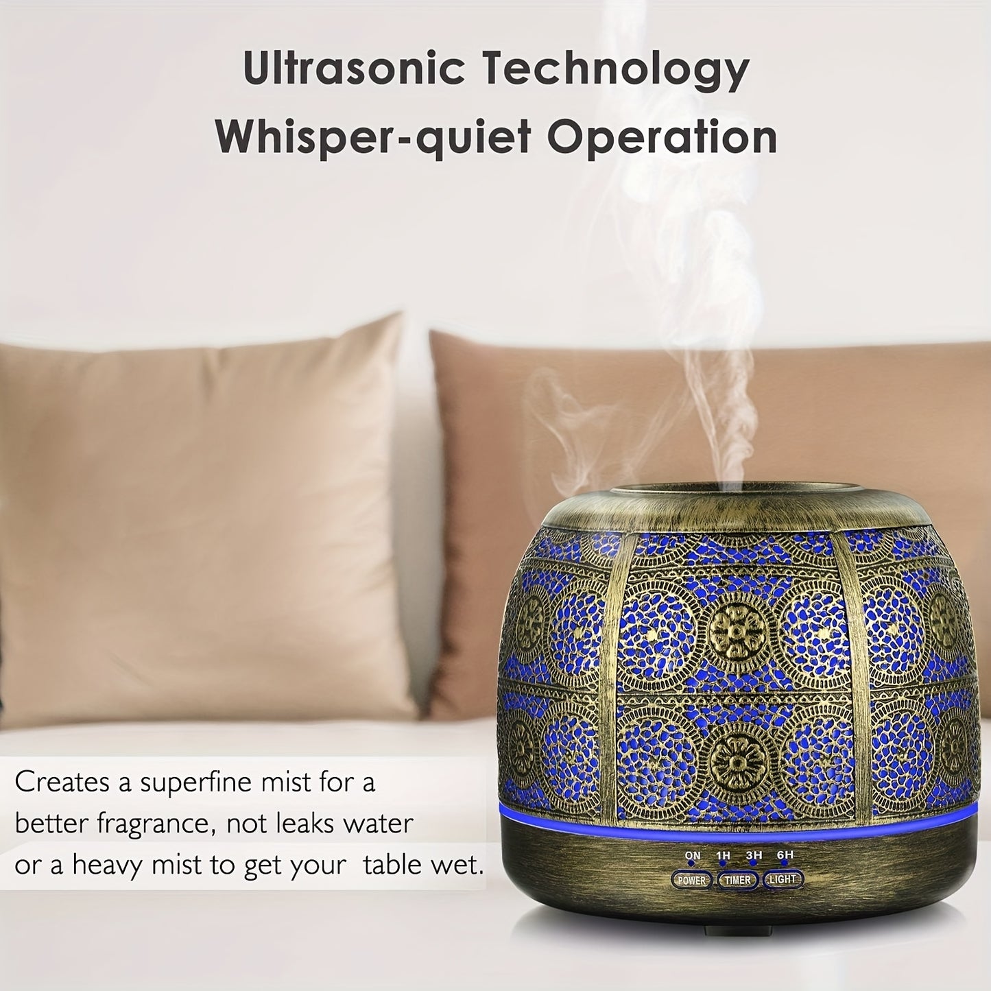 Soundwave Aromatherapy Diffuser Humidifier For Home Office