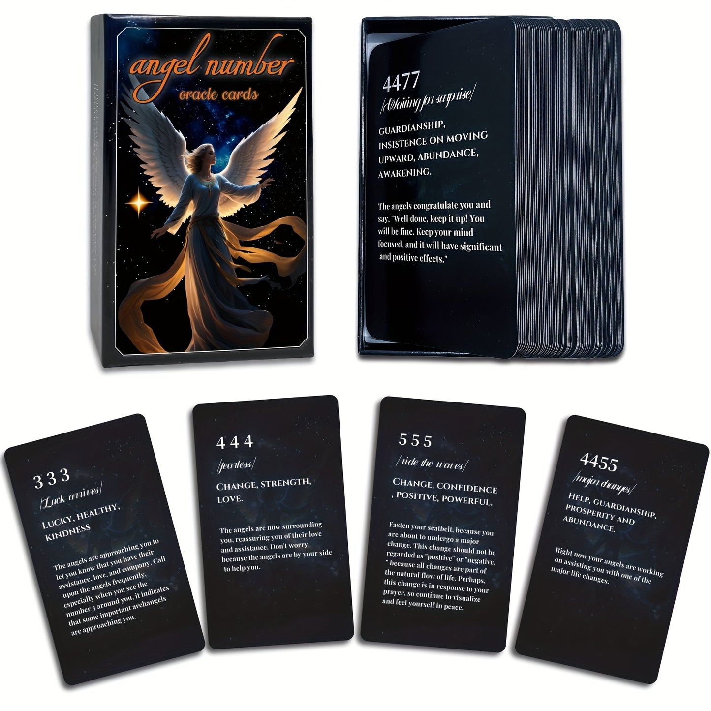 Angel Cards And Angel Numbers Oracle Deck For Beginners