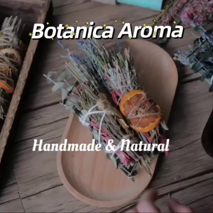 Lavender And Peruvian Holy Wood Handmade Bundled Sticks For Purifying Negative Energy And Home Decor