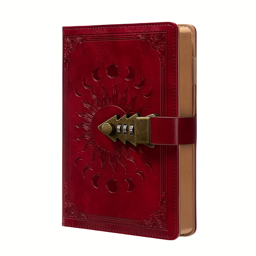 Blossom & Radiate Lockable Diary Leather Refillable Journal