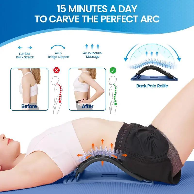 Back Stretcher for Lower Back Pain Relief Device for Spine