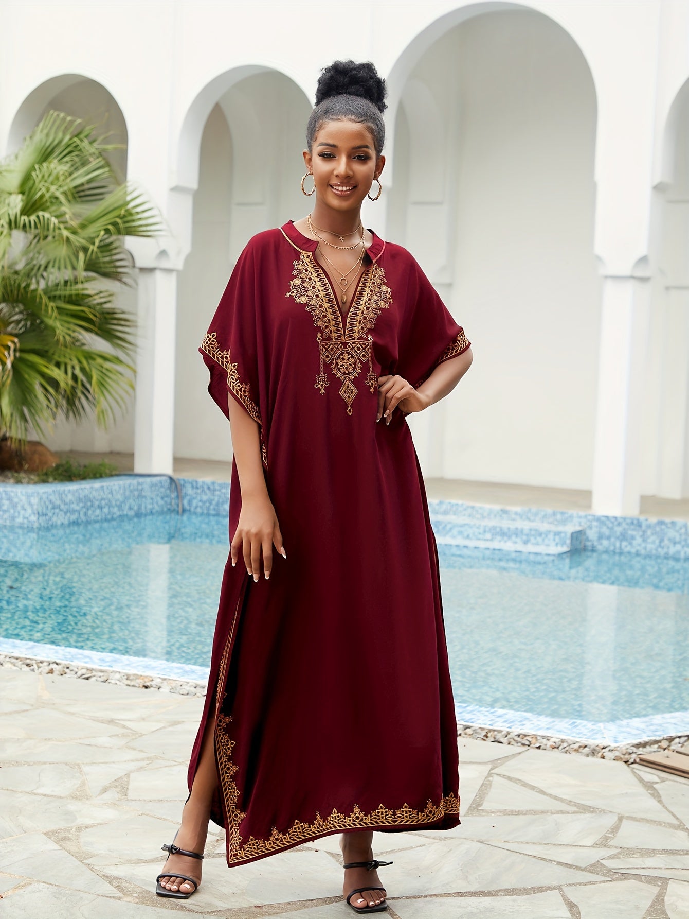 Bohemian Seaside Resortwear Embroidered Beachwear And Lightweight Jackets