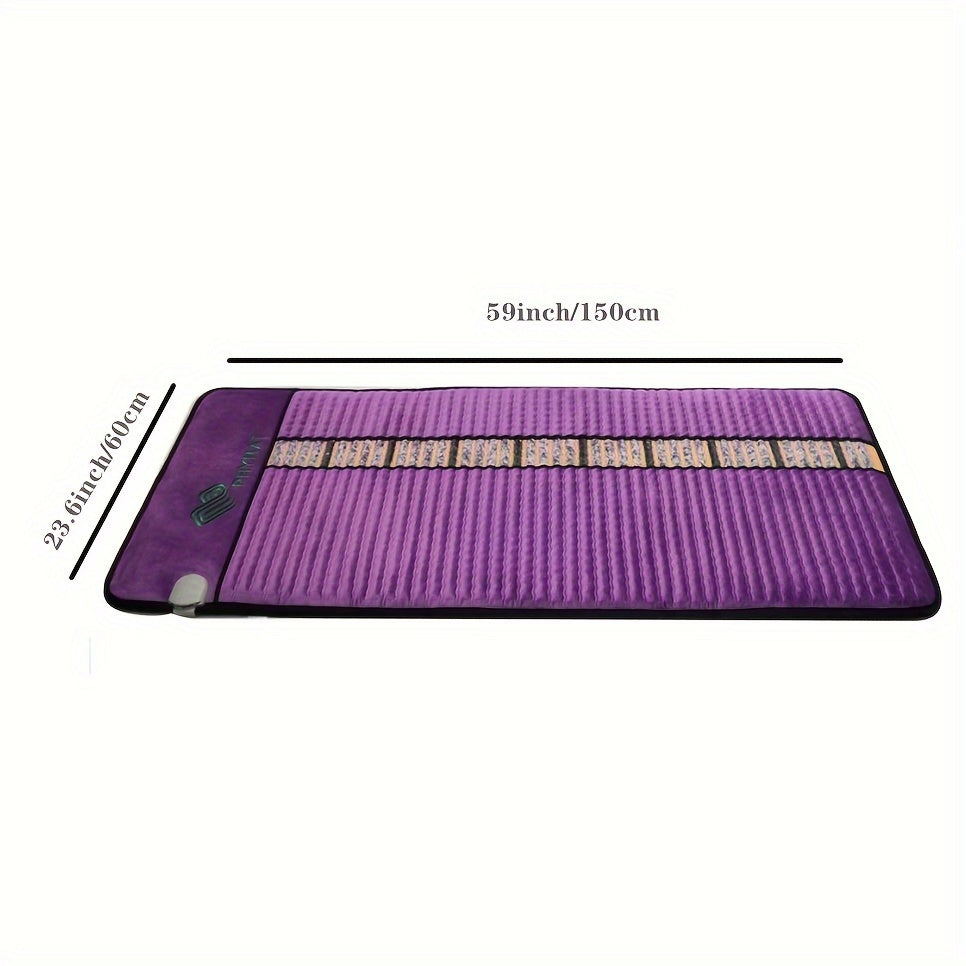 PHYMAT Crystal Pad Amethyst Obsidian Spa Mat For Home