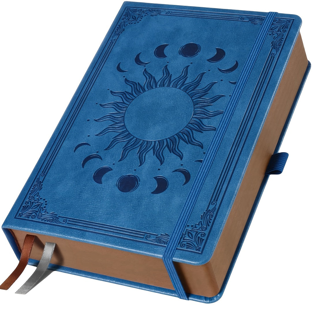 Vintage Sun Moon Hardcover Journal With 360 Lined Pages