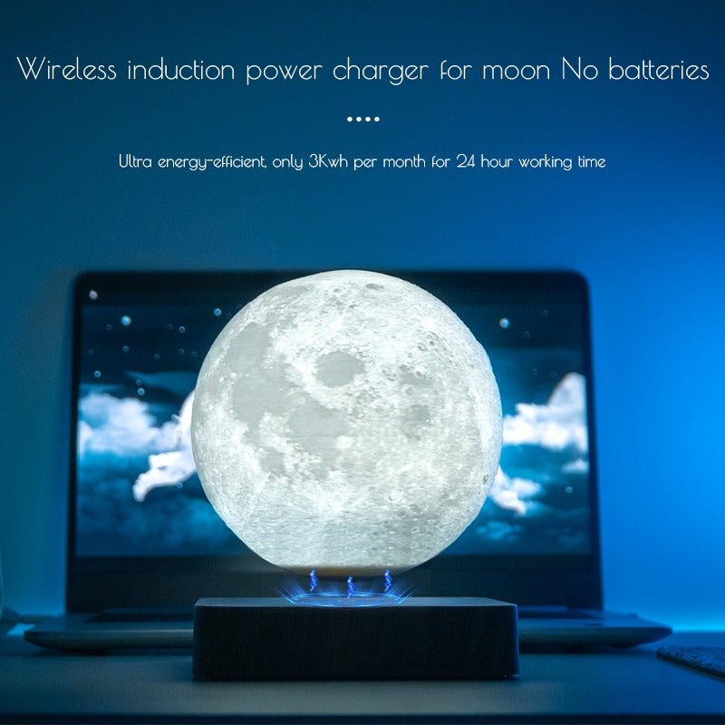 Blossom And Radiate Moon Lamp Magnetic Levitating Light