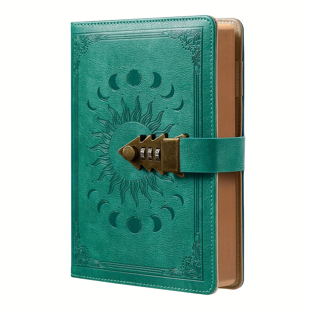 Blossom & Radiate Lockable Diary Leather Refillable Journal