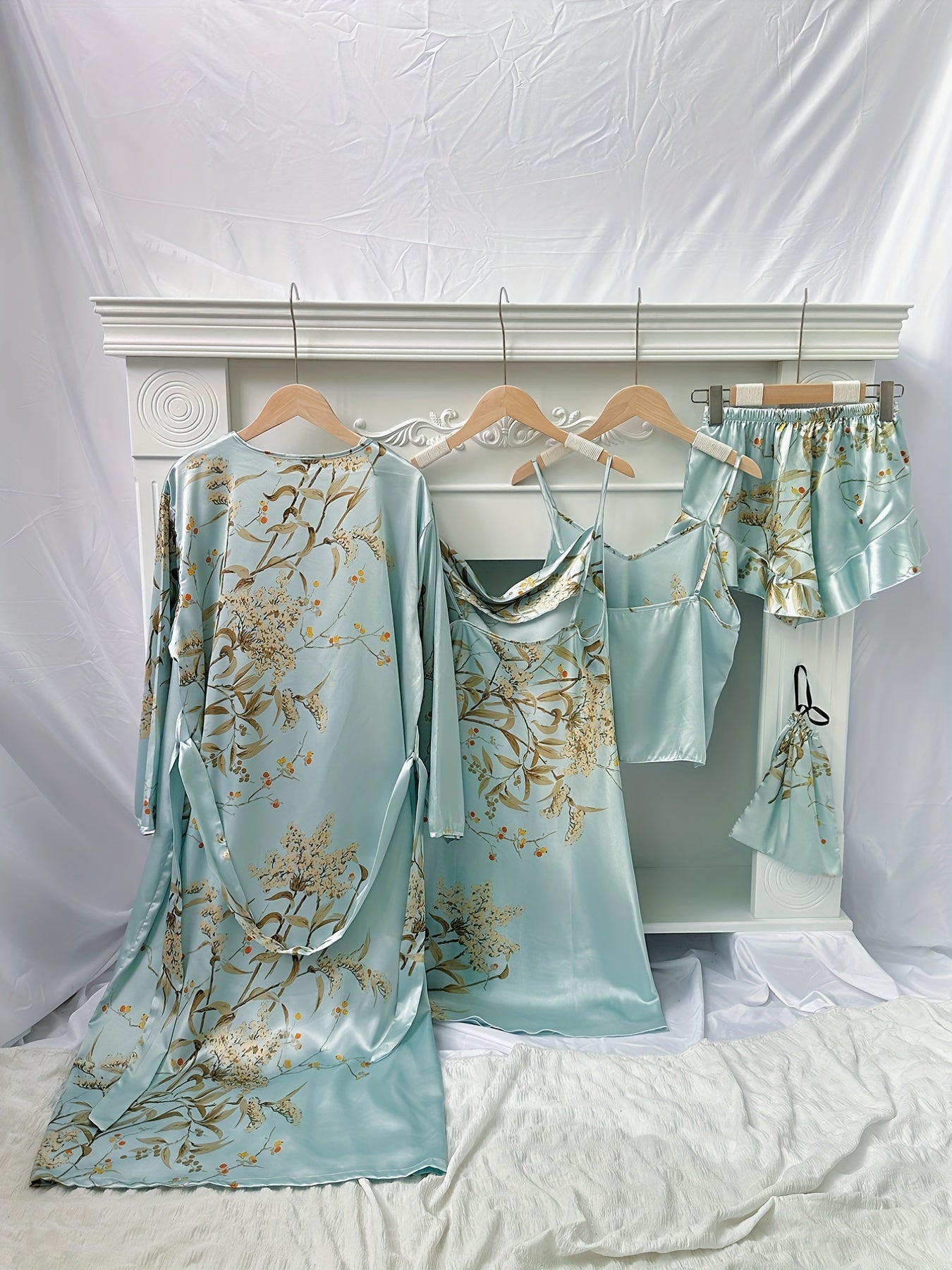 Blossom and Radiate Four Seasons Cherry Print Pajama Set