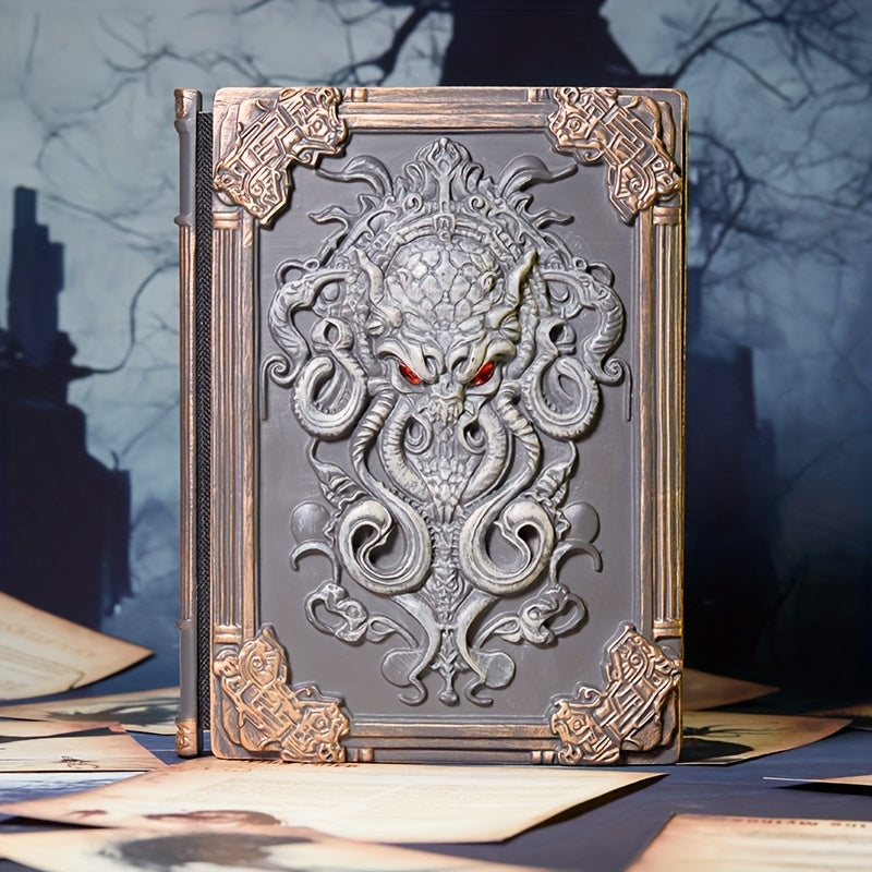 Dragon Embossed Resin Notebook Vintage Fantasy Journal For Sketching Notes And Gifts