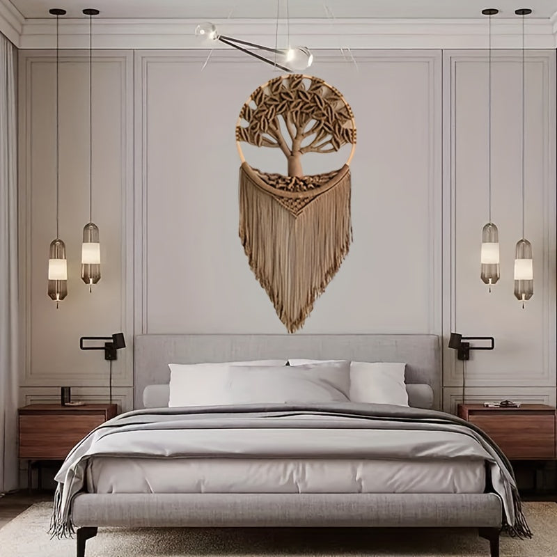 THCBME Bohemian Dream Hanging Decoration Tree Of Life Lace