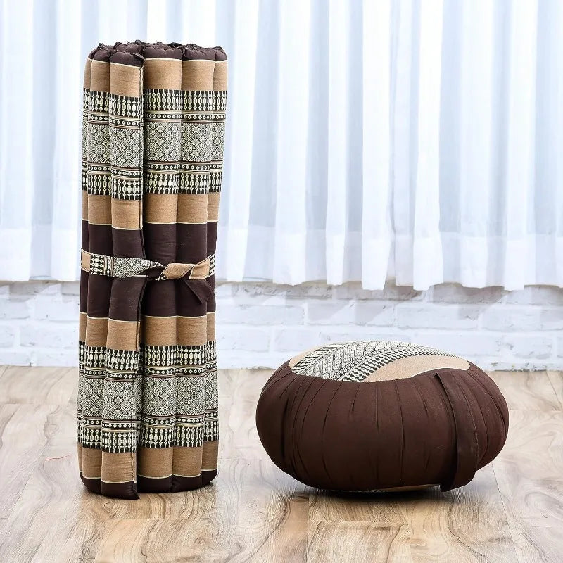 Leewadee Meditation Set Zafu Cushion For Floor Sitting