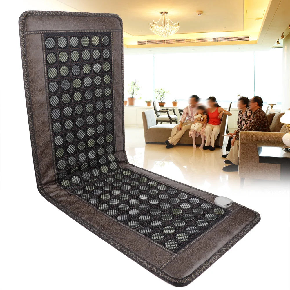 Bymaocar Far Infrared Jade Tourmaline Heating Pad Mat