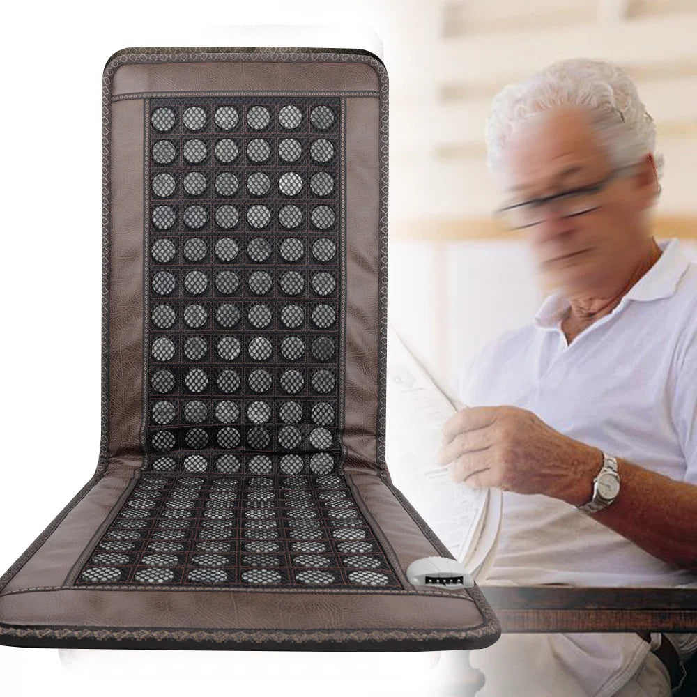 Bymaocar Far Infrared Jade Tourmaline Heating Pad Mat