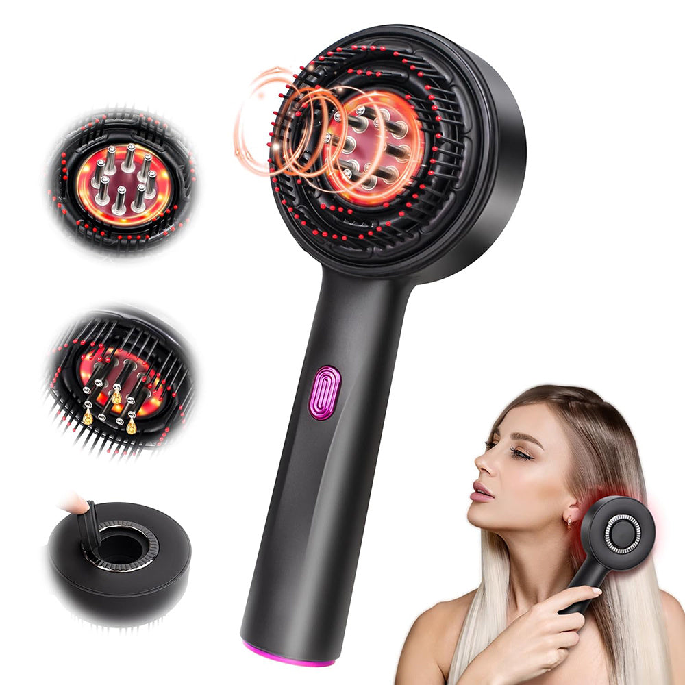2 In 1 Hair Oil Applicator Scalp Massager For Growth