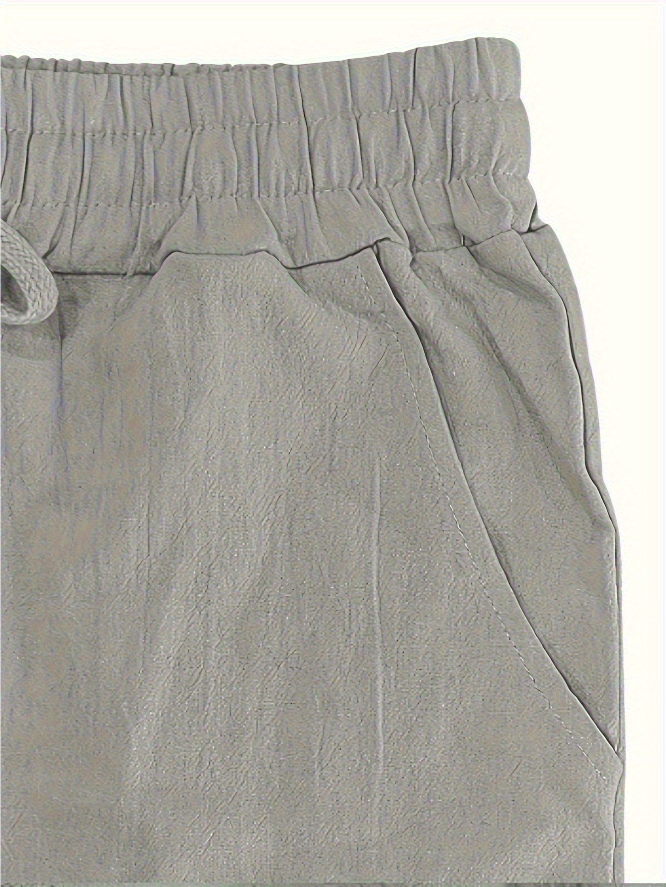 Men's Lightweight Cotton Beach Pants With Zippered Waistband