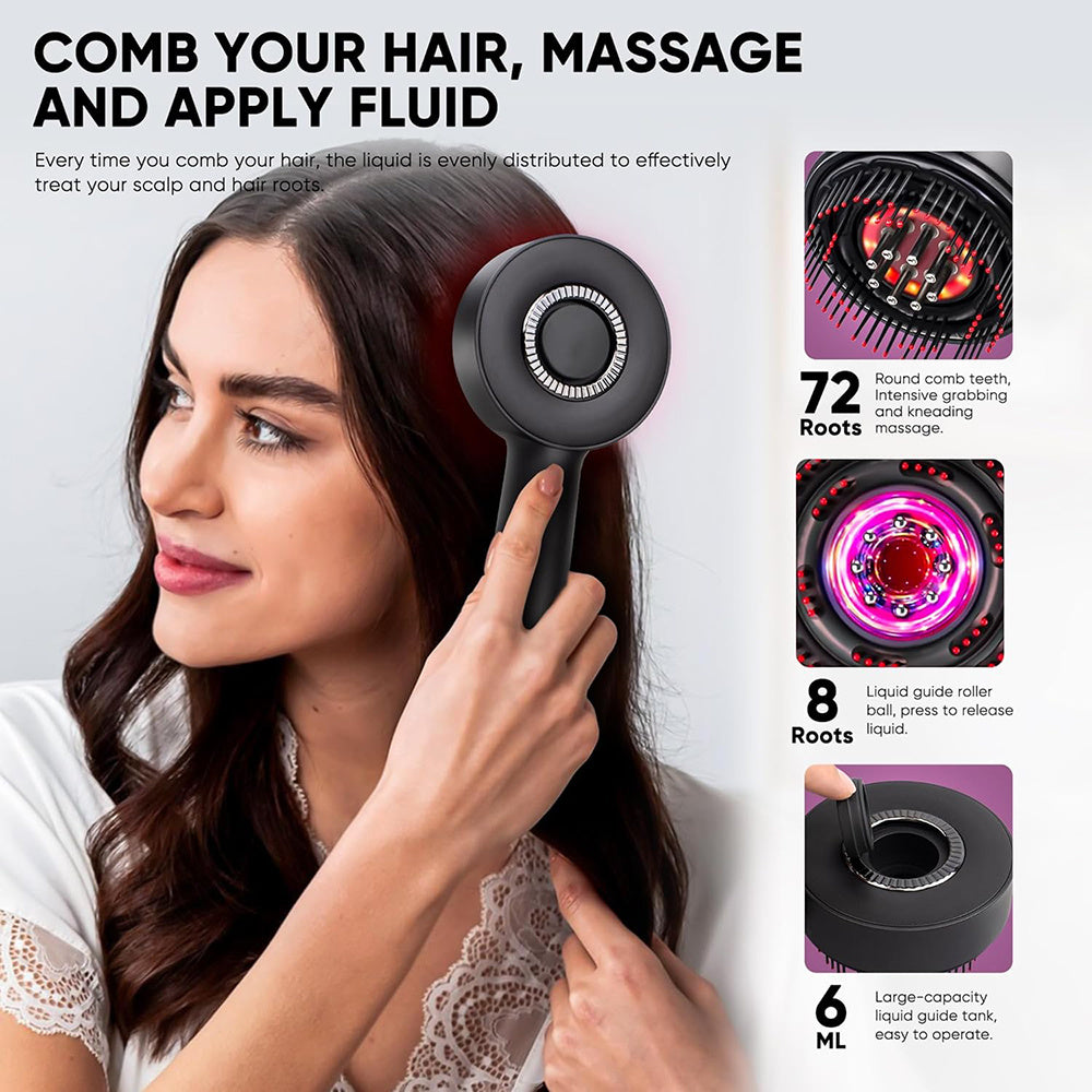 2 In 1 Hair Oil Applicator Scalp Massager For Growth