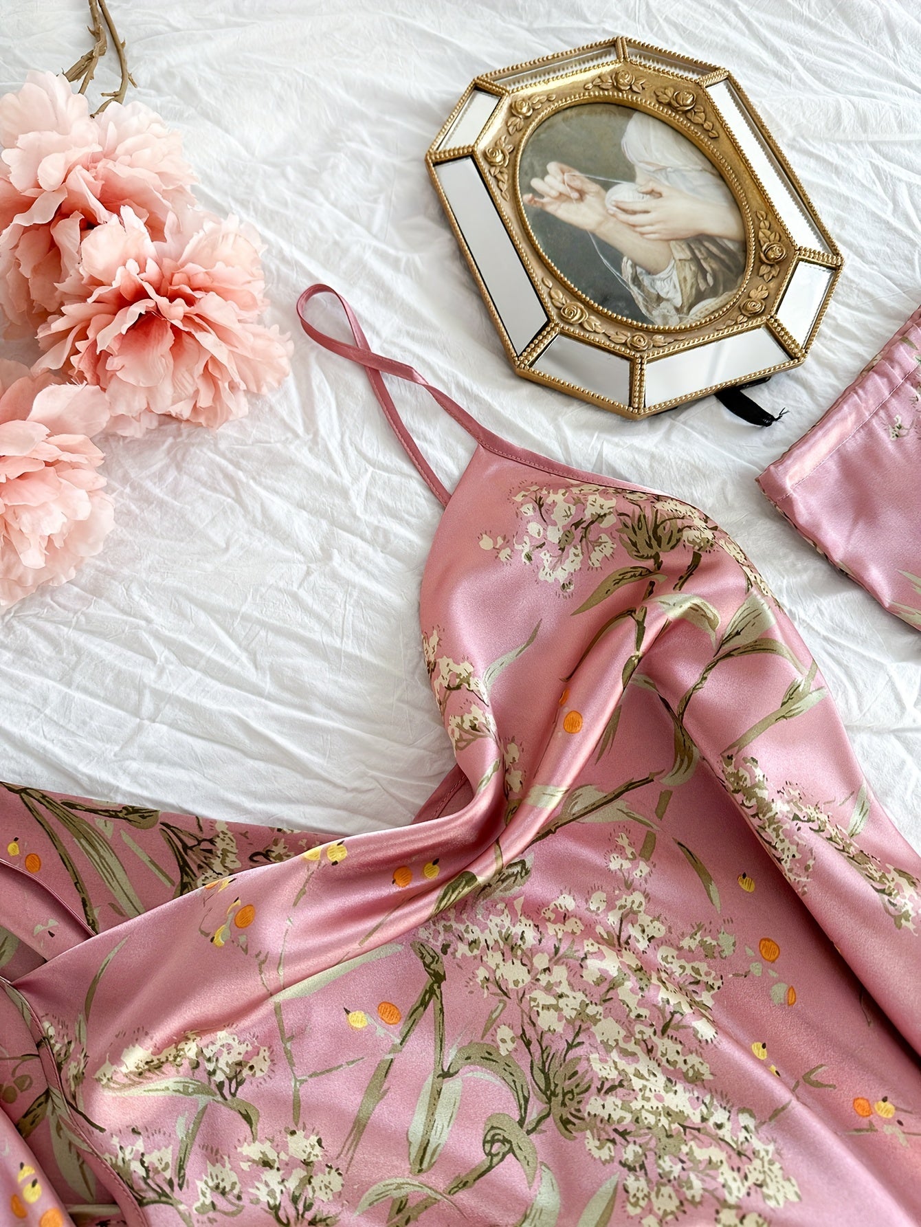 Blossom and Radiate Four Seasons Cherry Print Pajama Set