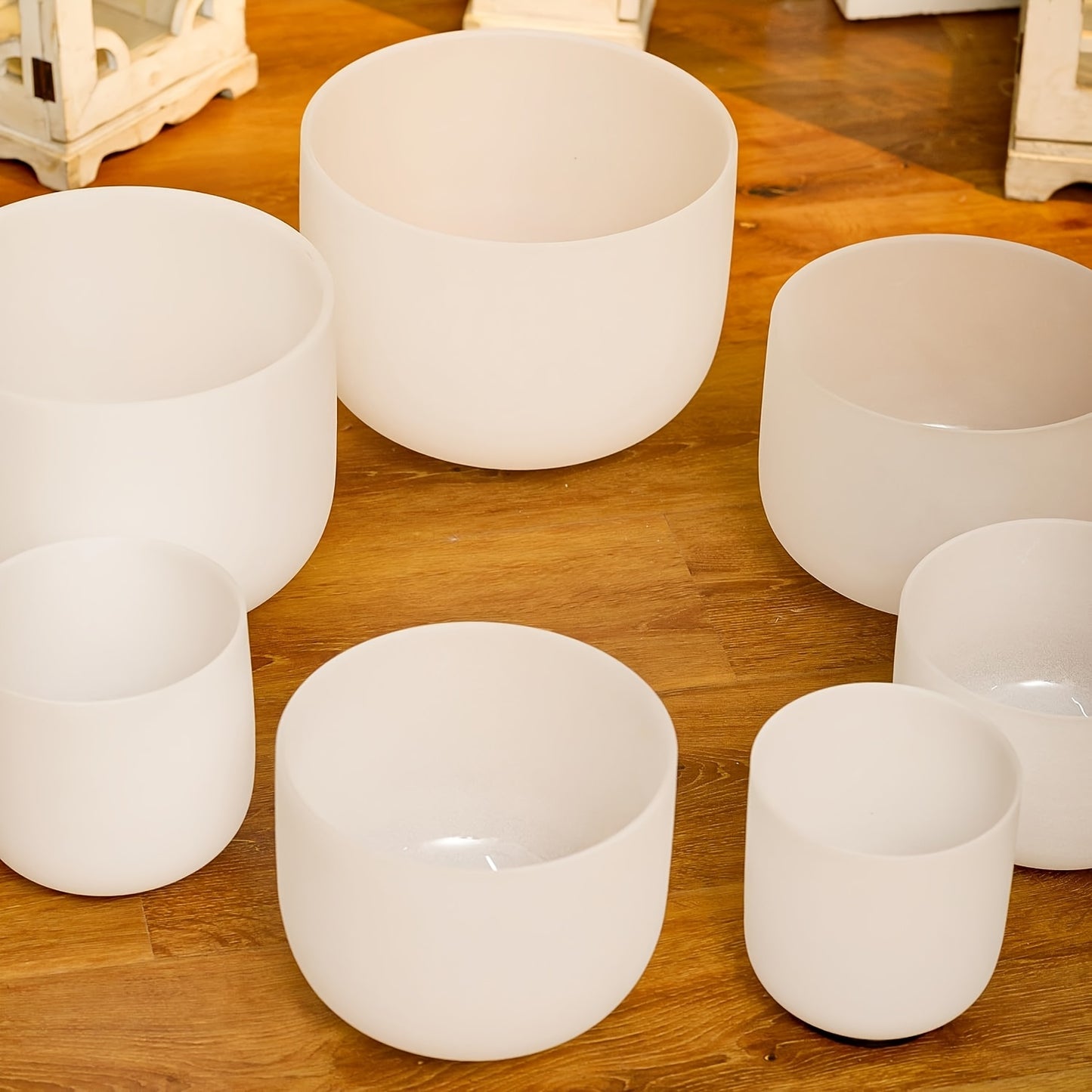 KVKA 432Hz Crystal Bowls Set Seven Pitches C D E F G A B