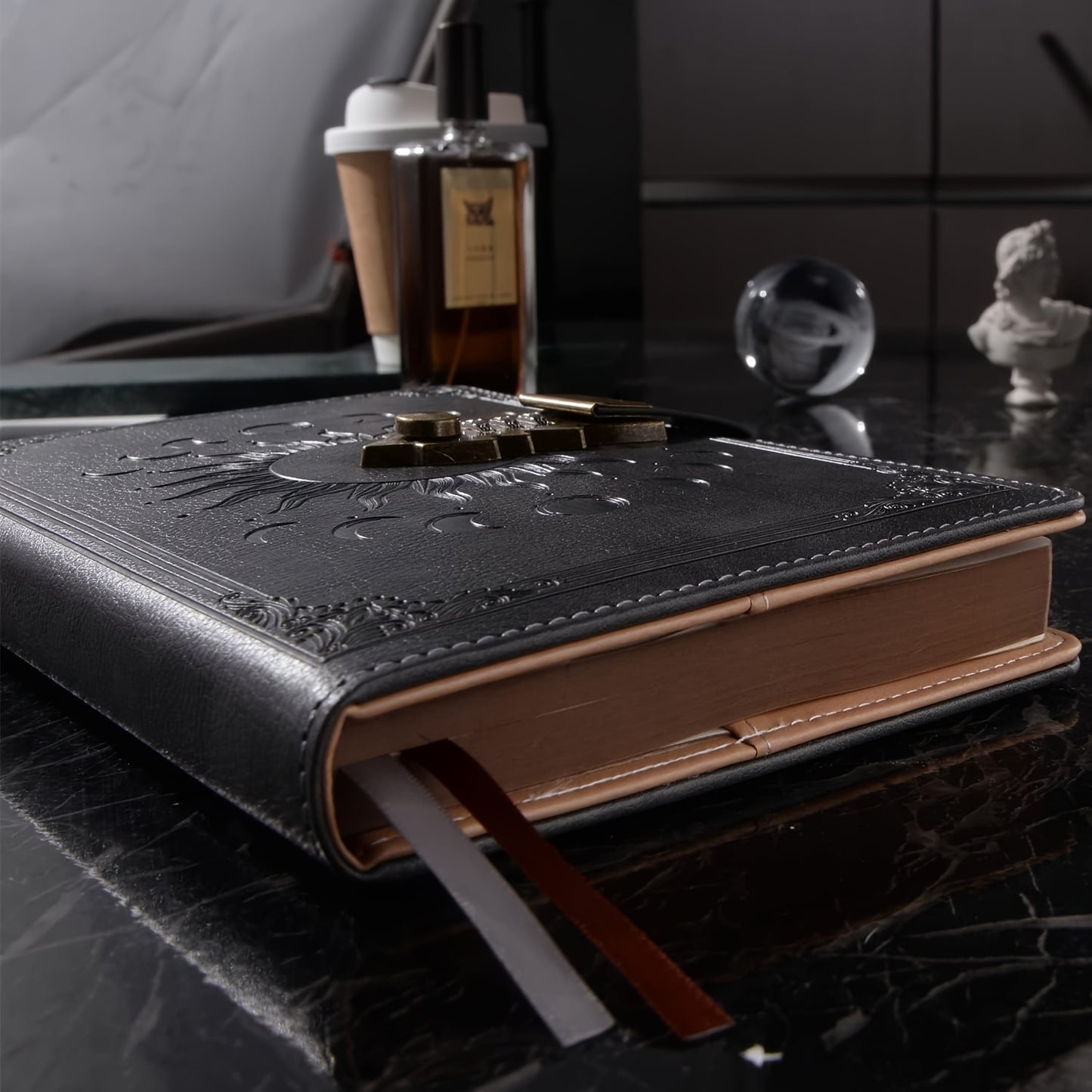 Blossom & Radiate Lockable Diary Leather Refillable Journal