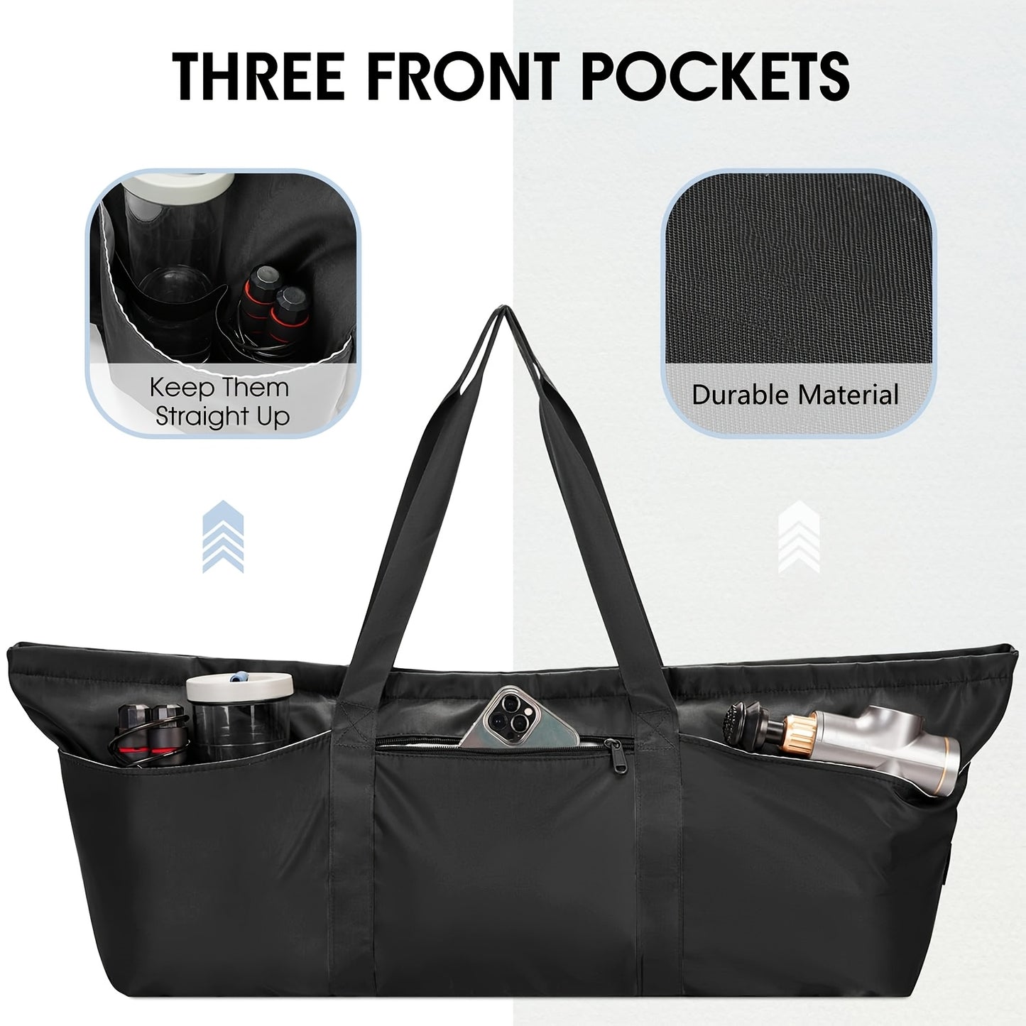 Blossom And Radiate Yoga Mat Bag With Shoes Wet Compartment