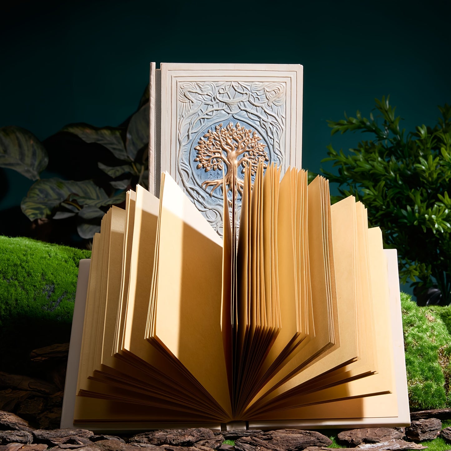 Blossom And Radiate 3D Embossed Tree Of Life Notebook