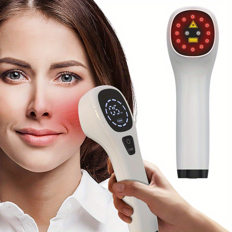 KTS Red Light Therapy Handheld Device 12x 650nm LEDs