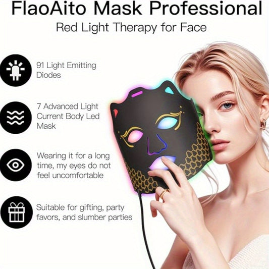 FlaoAito Red Light Therapy Mask LED Facial Device Pro