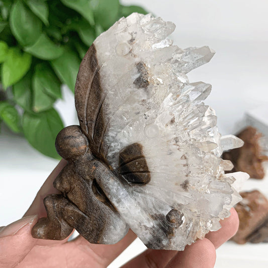 Blossom And Radiate Crystal Flower Fairy Sculpture Gift