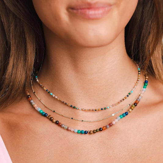 Blossom and Radiate TOEE ZUBY Bohemian Rose Quartz Necklace