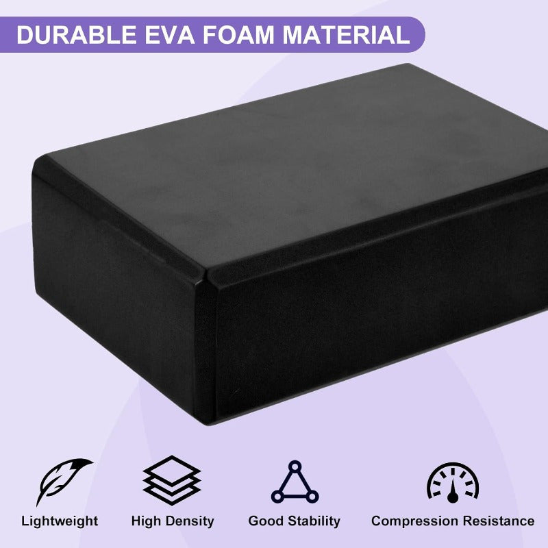 Patikil Yoga Blocks Set EVA Foam Non Slip High Density