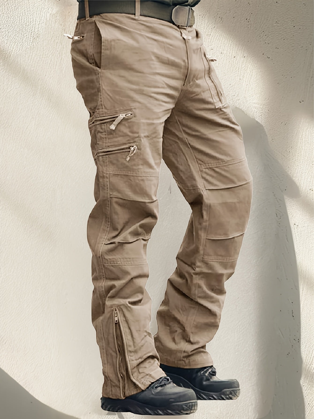 Magnivit Mens Cargo Pants Spandex Scratch Resistant Pockets