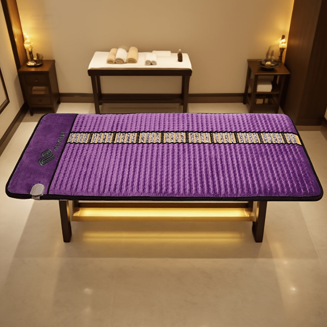 PHYMAT Crystal Pad Amethyst Obsidian Spa Mat For Home