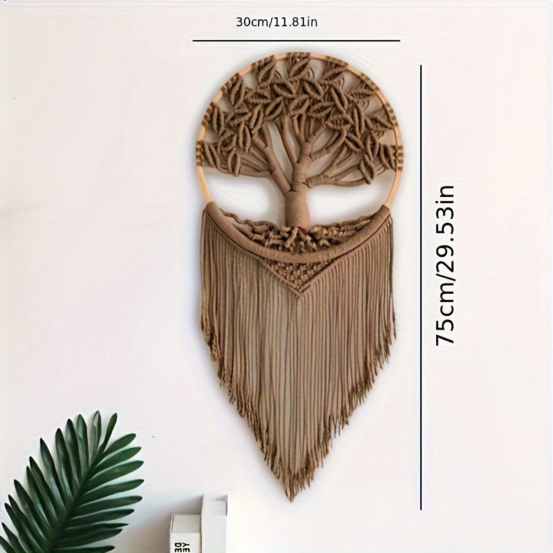 THCBME Bohemian Dream Hanging Decoration Tree Of Life Lace