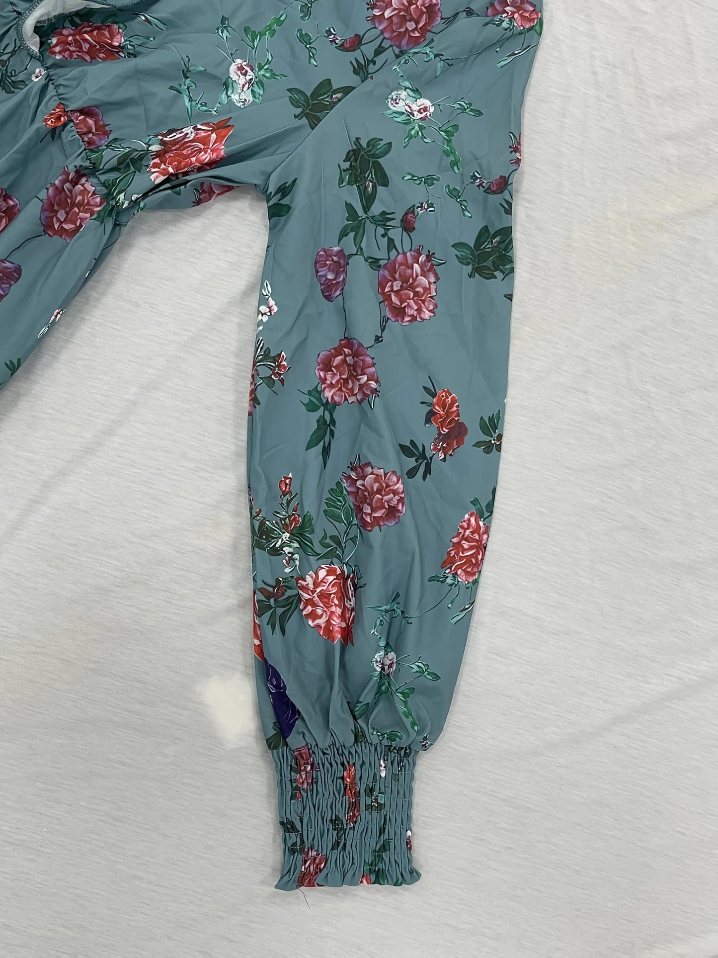 Bohemian Floral Print Maxi Dress With Elastic Waist