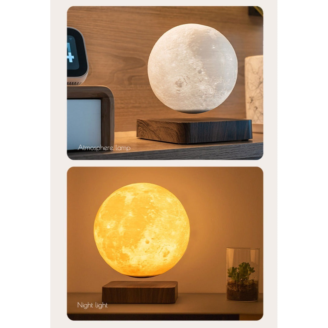 Blossom And Radiate Moon Lamp Magnetic Levitating Light