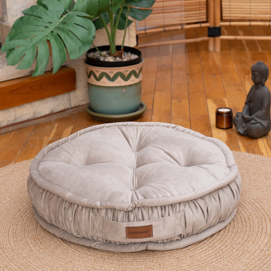 Dekorist Round Floor Cushions Soft Meditation Cushions