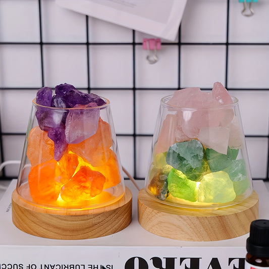 Blossom Radiate Natural Aroma Stone Diffuser USB Lamp