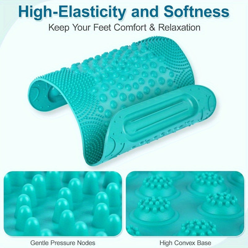 Acupressure Foot Massage Mat 5 Zone Reflexology Dual Tracks