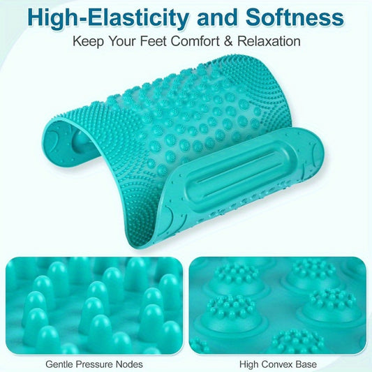 Acupressure Foot Massage Mat 5 Zone Reflexology Dual Tracks