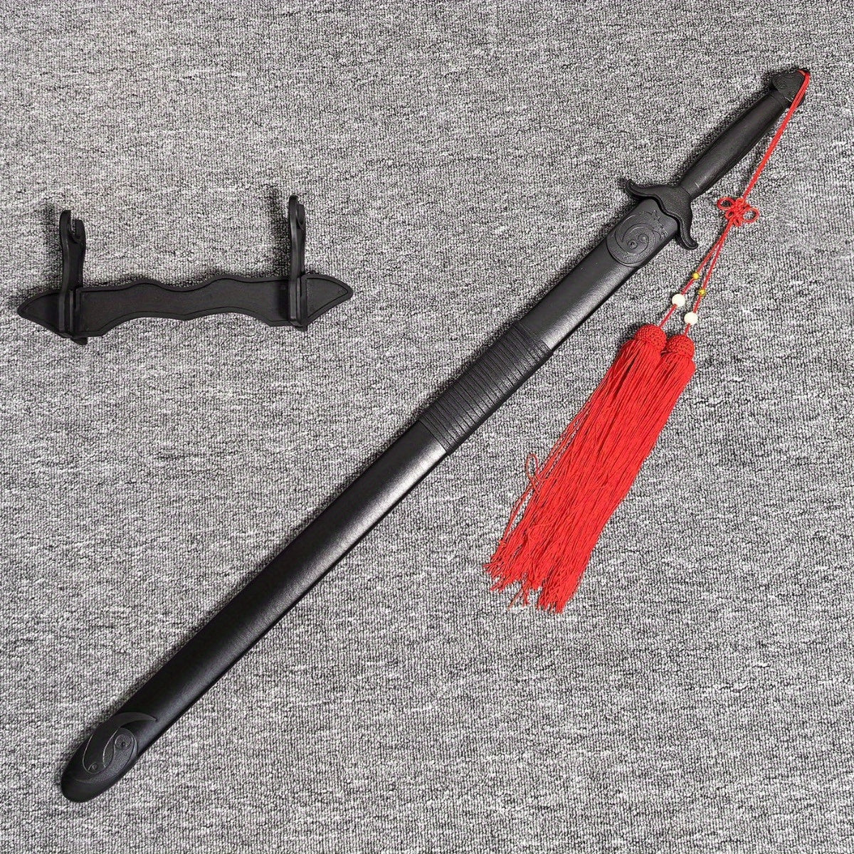 Tai Chi Plastic Sword With Scabbard And Display Stand