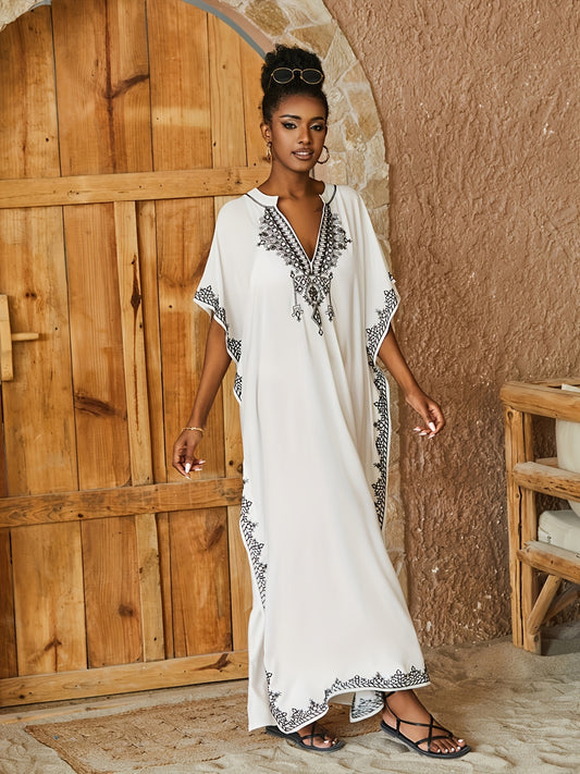 Bohemian Seaside Resortwear Embroidered Beachwear And Lightweight Jackets