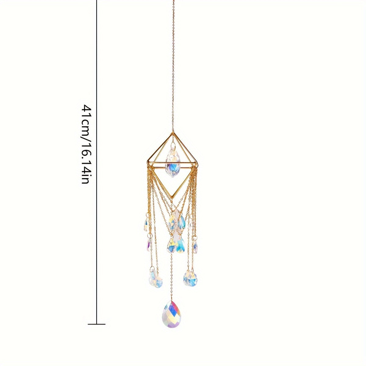Blossom and Radiate Outdoor Crystal Star Moon Sun Catcher