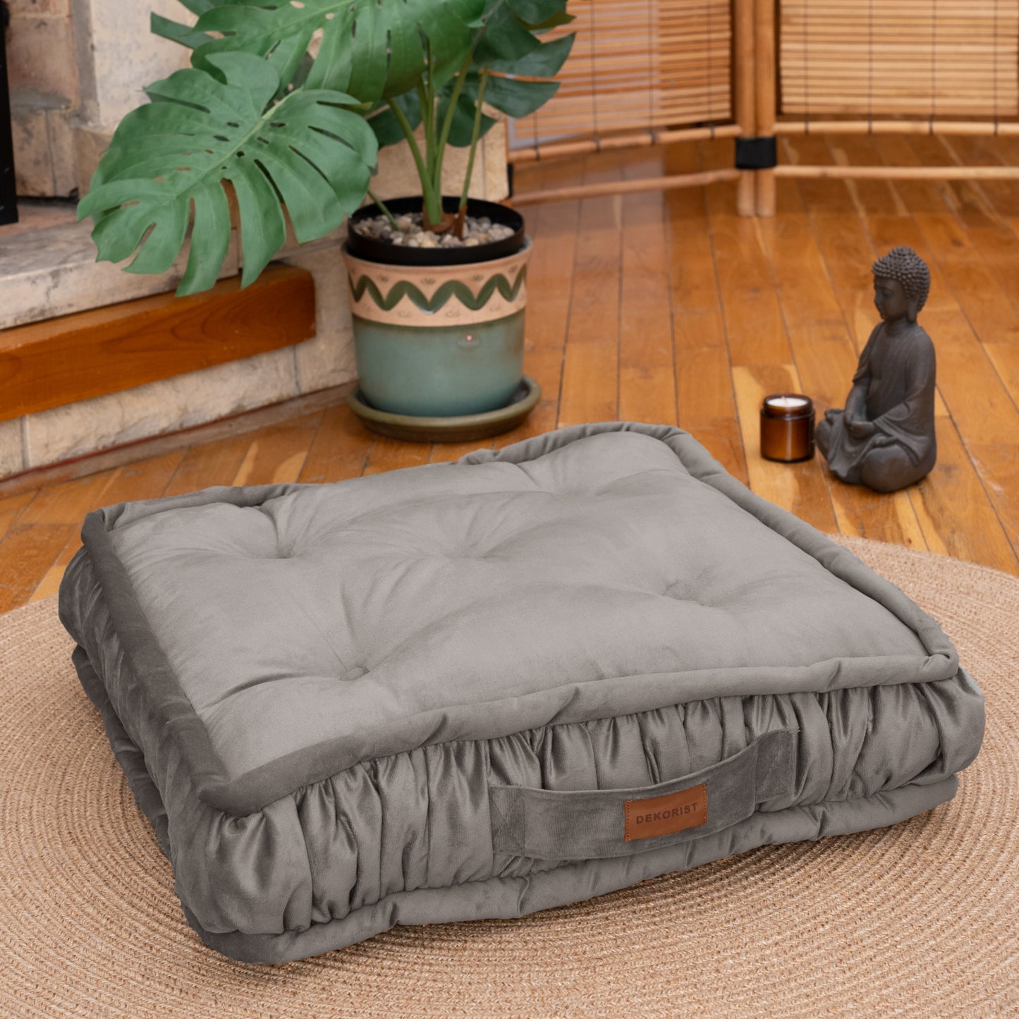 Dekorist Round Floor Cushions Soft Meditation Cushions