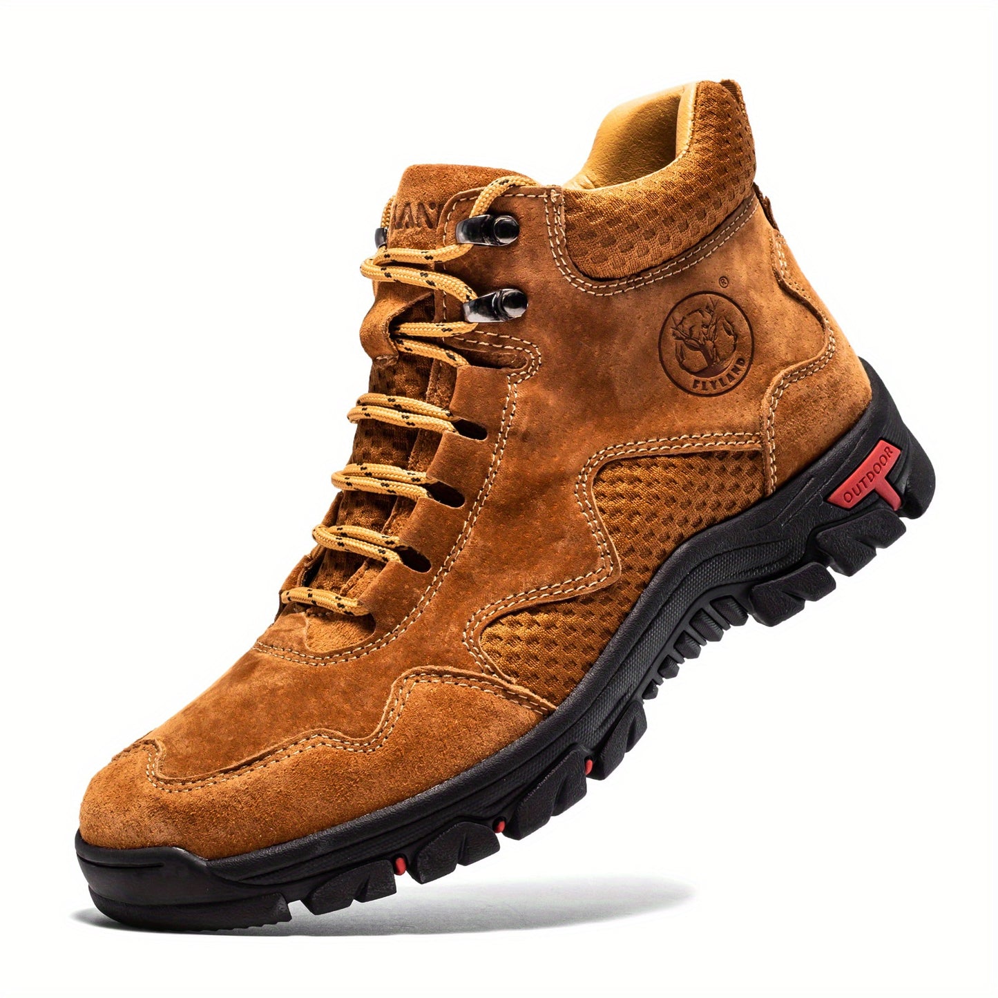 Flyland Mens Fashion Dress Boots Chukka Oxford Shoes