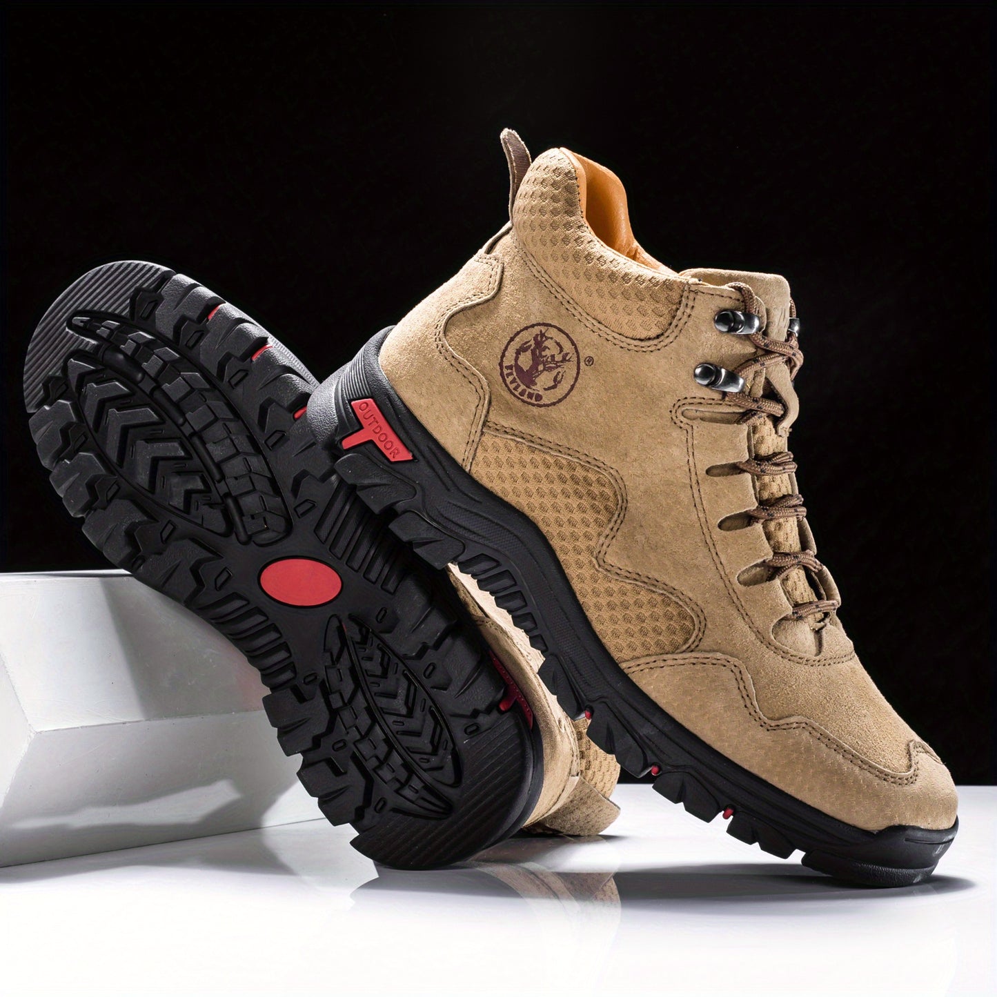 Flyland Mens Fashion Dress Boots Chukka Oxford Shoes