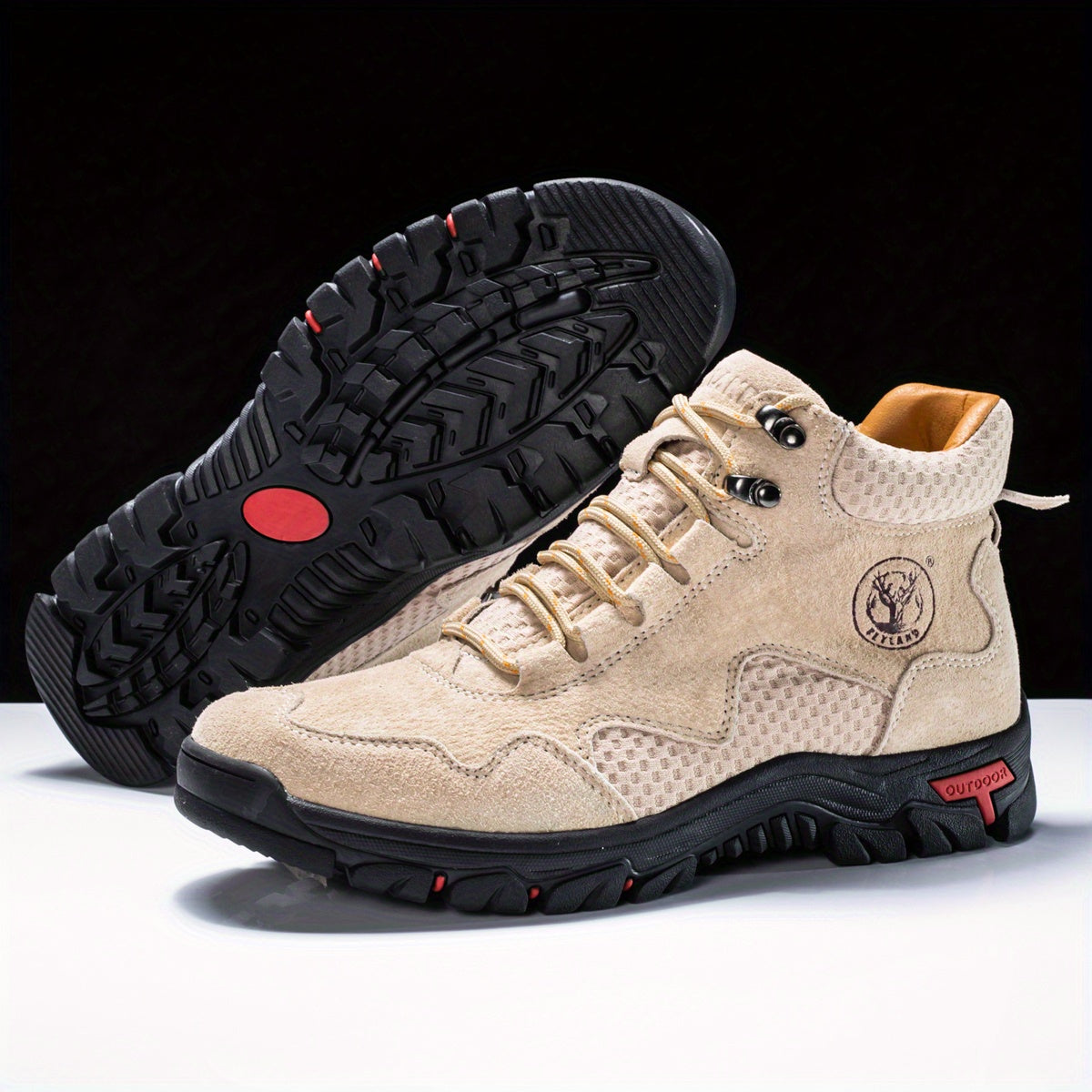 Flyland Mens Fashion Dress Boots Chukka Oxford Shoes