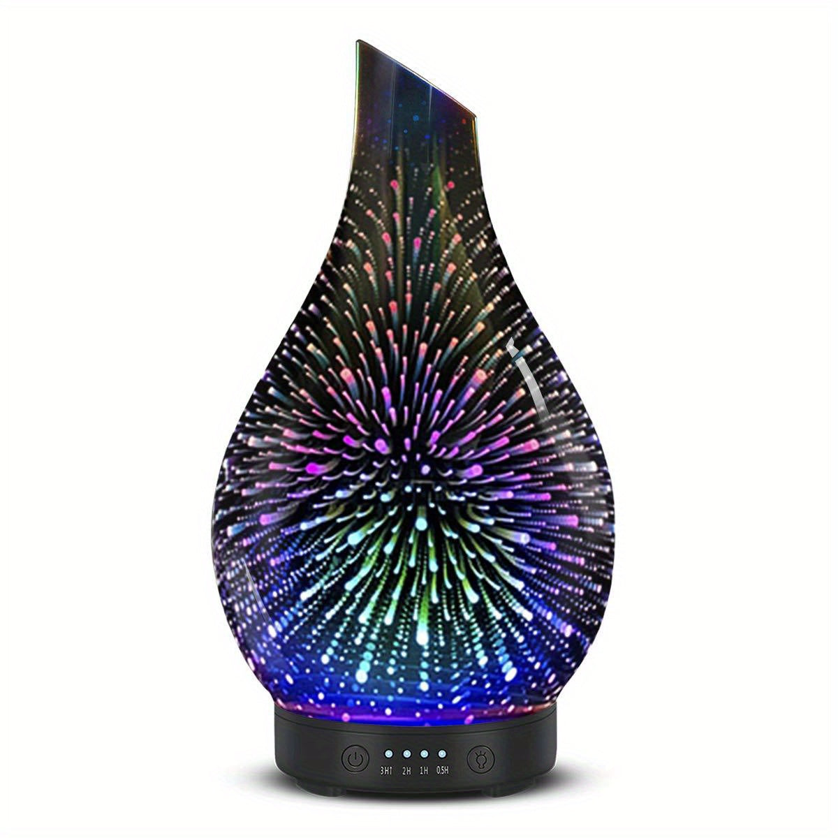 USB Powered Essential Oil Diffuser With Soundwave Lighting