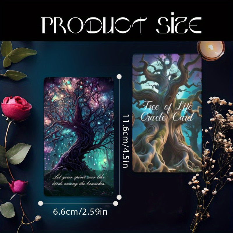 Blossom And Radiate Tree Of Life Oracle Cards 43pcs Deck