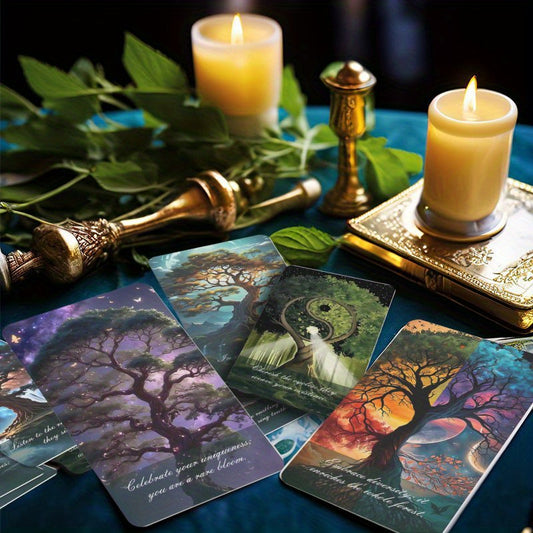 Blossom And Radiate Tree Of Life Oracle Cards 43pcs Deck