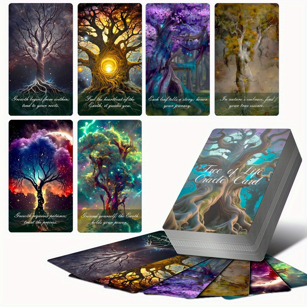 Blossom And Radiate Tree Of Life Oracle Cards 43pcs Deck